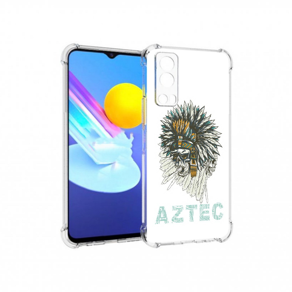 

Чехол MyPads Tocco для Vivo Z3 скелет индеец (PT226973.411.602), Прозрачный, Tocco