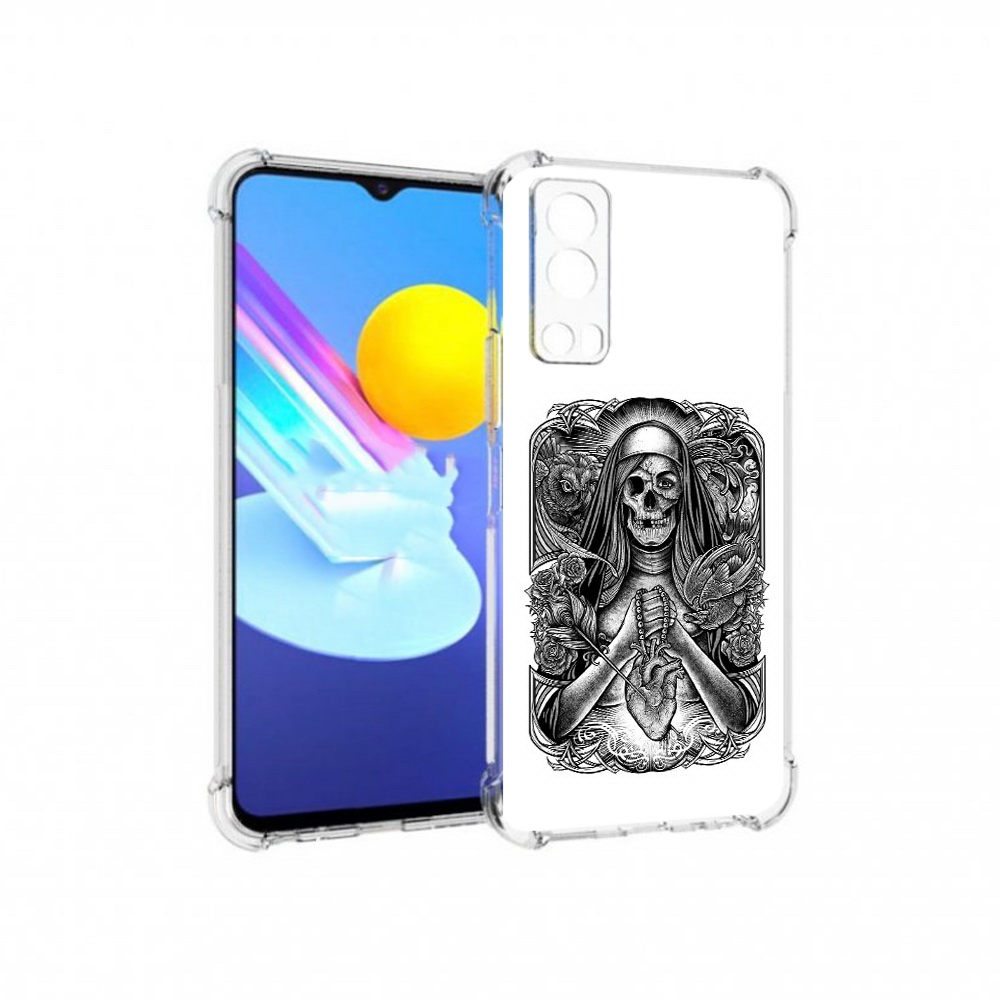 

Чехол MyPads Tocco для Vivo Z3 скелет с сердцем (PT226973.411.603), Прозрачный, Tocco