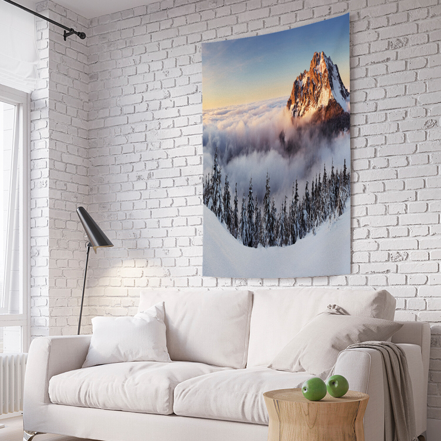 

Вертикальное фотопанно на стену JoyArty Вершина в лучах солнца 150x200 см, Вершина в лучах солнца