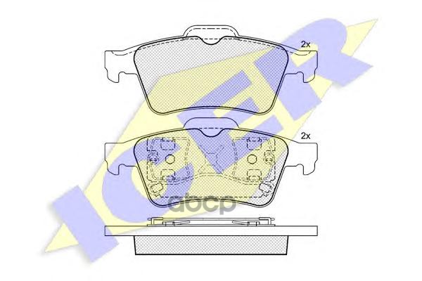 

Колодки Дисковые Задние Opel Vectra C, Nissan Primera, Renault Laguna 01> 181433