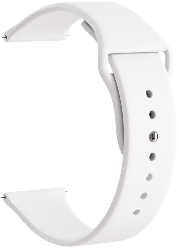 

Ремешок силиконовый GSMIN Sport Band Lite 22 для Amazfit GTR 2 Classic (Белый)