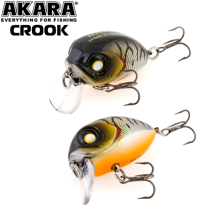 

Воблер Akara Crook 35F 6 гр 1/5 oz 1,4 in A111, Разноцветный, Crook