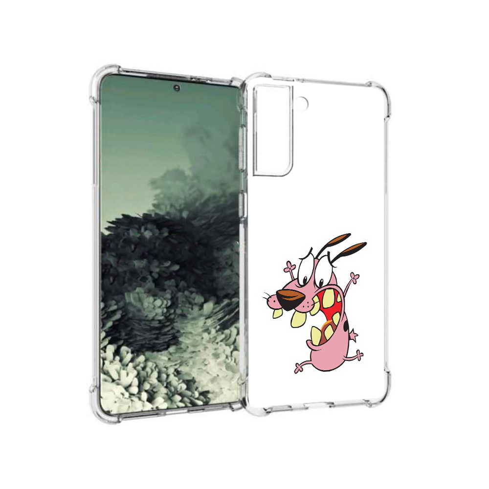 

Чехол MyPads Tocco для Samsung Galaxy S21+ зубастый бобик (PT157355.533.371), Прозрачный, Tocco