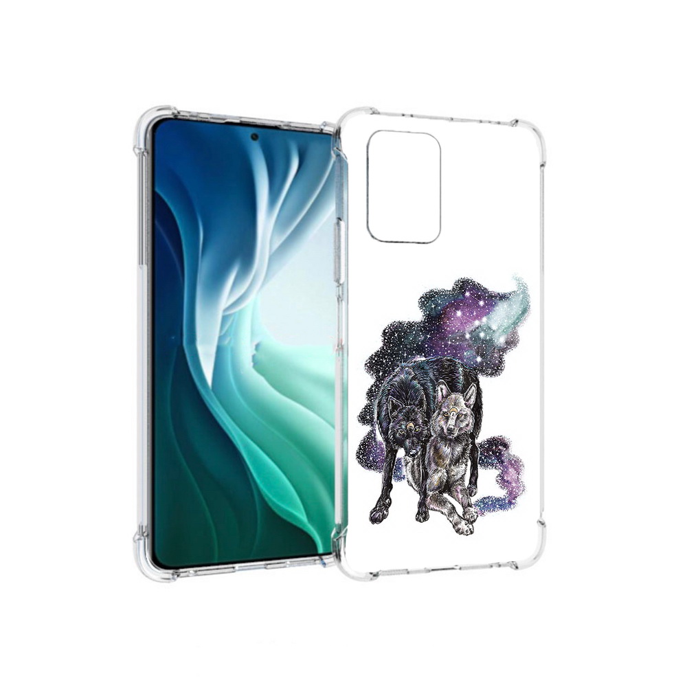 Чехол MyPads Tocco для Xiaomi Redmi Note 10 Pro 5G звездные волки (PT162244.283.352)