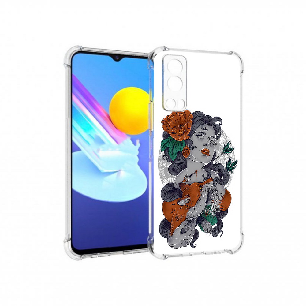 

Чехол MyPads Tocco для Vivo Z3 темная девушка с лисой (PT226973.411.639), Прозрачный, Tocco