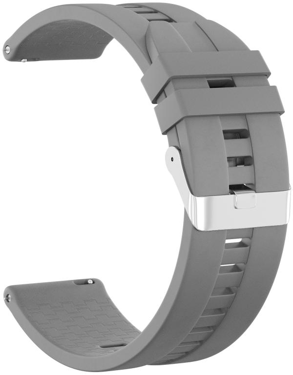 

Ремешок силиконовый GSMIN Aztec 22 для Amazfit GTR 2 Classic (Серый), Белый