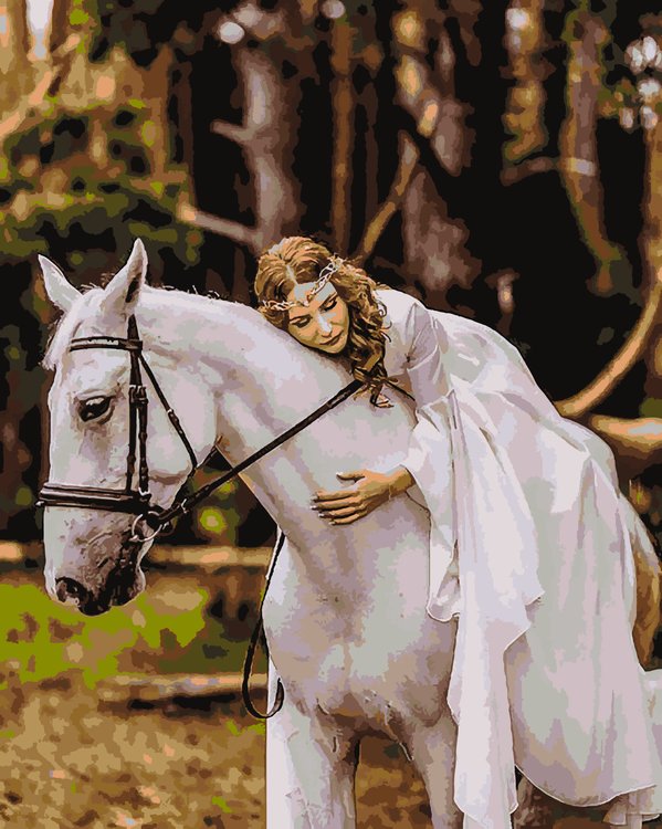 

Картина по номерам Артвентура «Эльфийская принцесса», 02ART40501203, Эльфийская принцесса