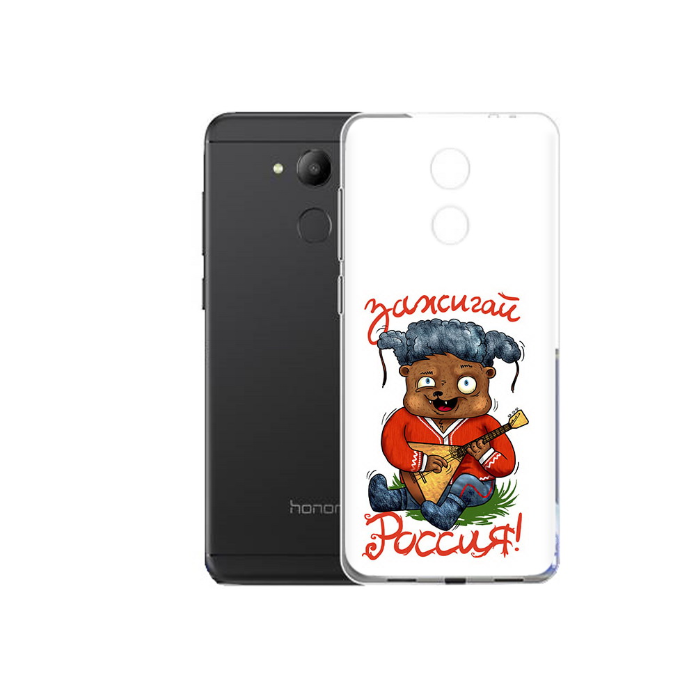 

Чехол MyPads Tocco для Honor 6C Зажигай Россия (PT67887.49.82), Прозрачный, Tocco