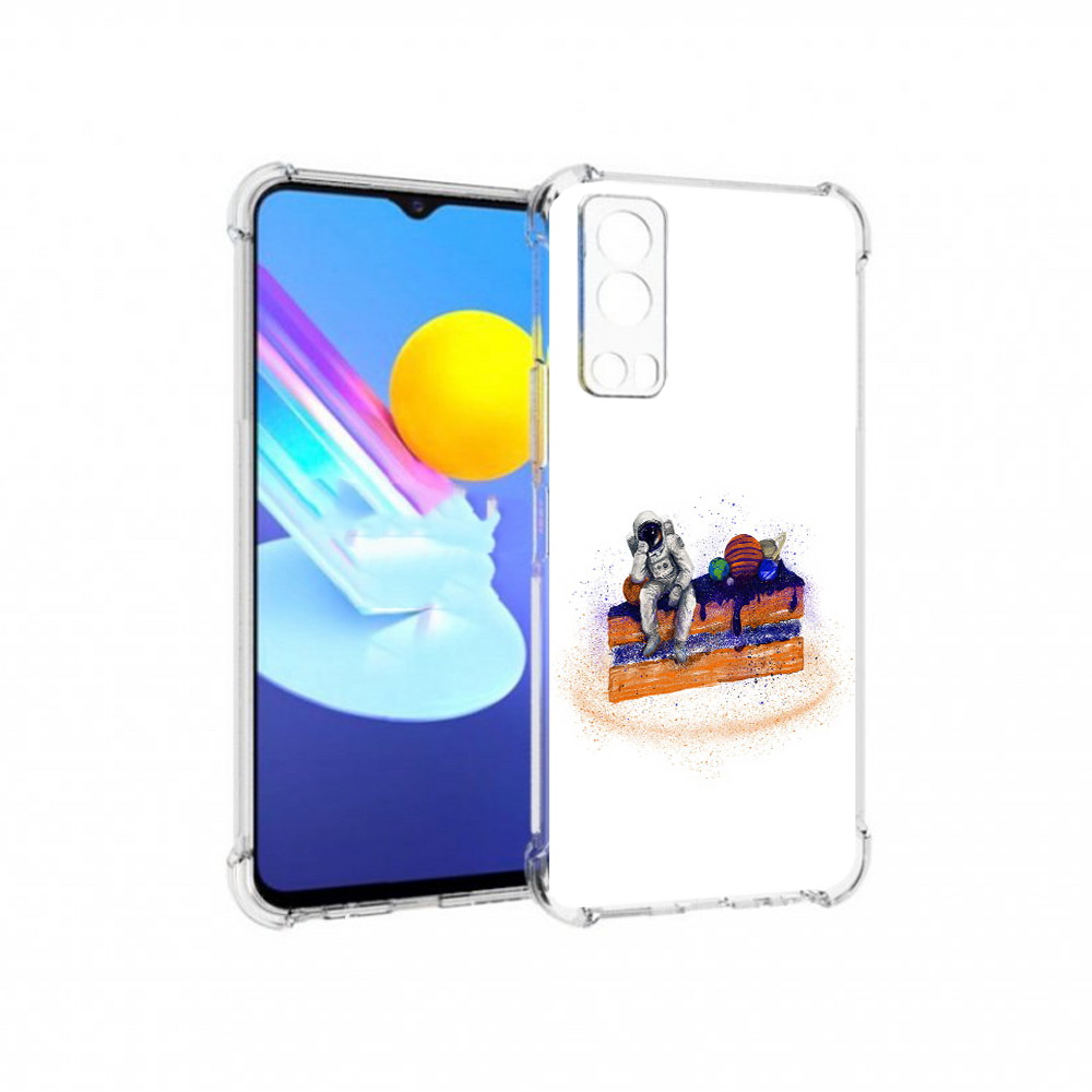 

Чехол MyPads Tocco для Vivo Z3 торт с планетами (PT226973.411.648), Прозрачный, Tocco