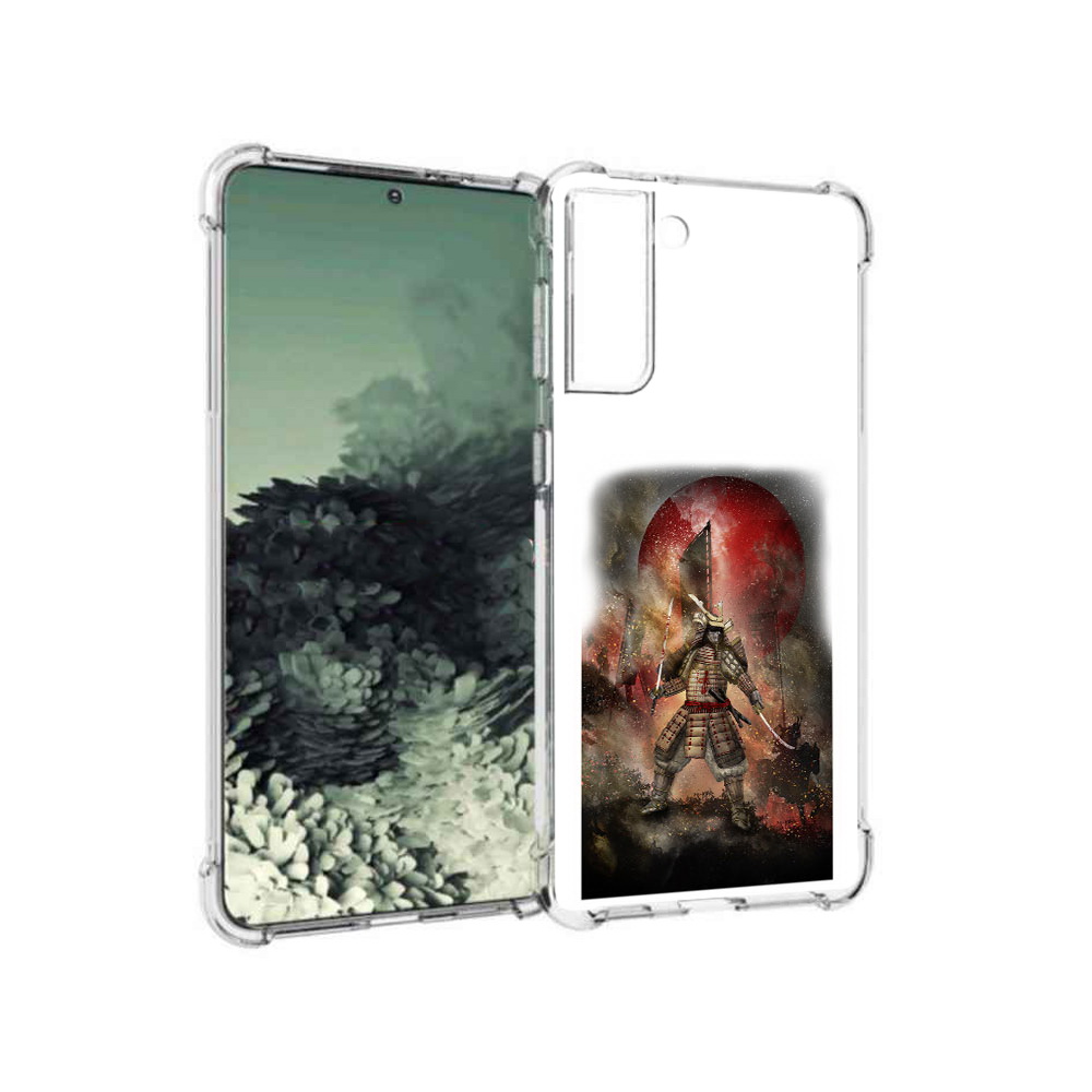 

Чехол MyPads Tocco для Samsung Galaxy S21+ китайскийвоин (PT157355.533.388), Прозрачный, Tocco