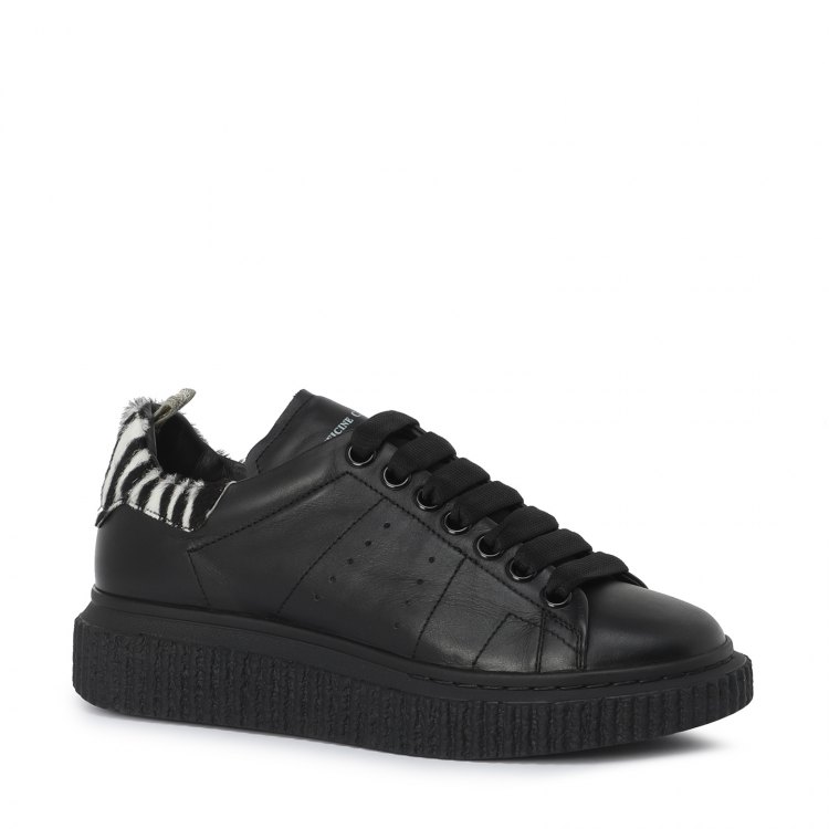 фото Кеды женские officine creative krace/118 черные 40 eu