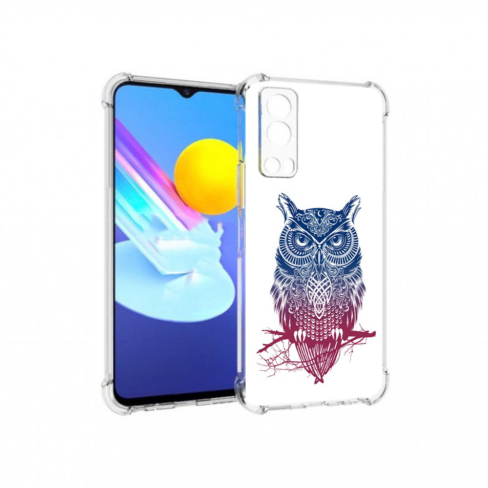 

Чехол MyPads Tocco для Vivo Z3 хиппи сова (PT226973.411.664), Прозрачный, Tocco