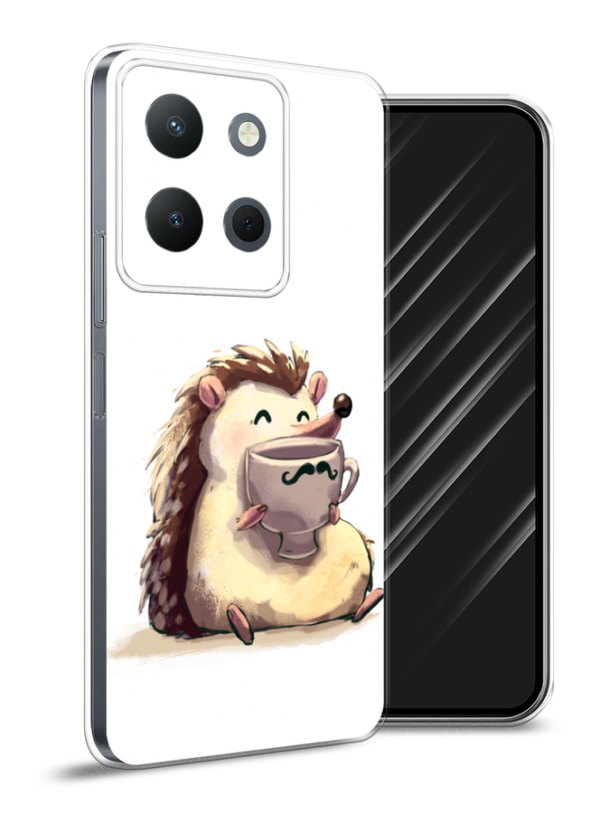 

Чехол Awog на Vivo Y36 4G "Еж кофеман", Белый;коричневый;бежевый, 269250-1