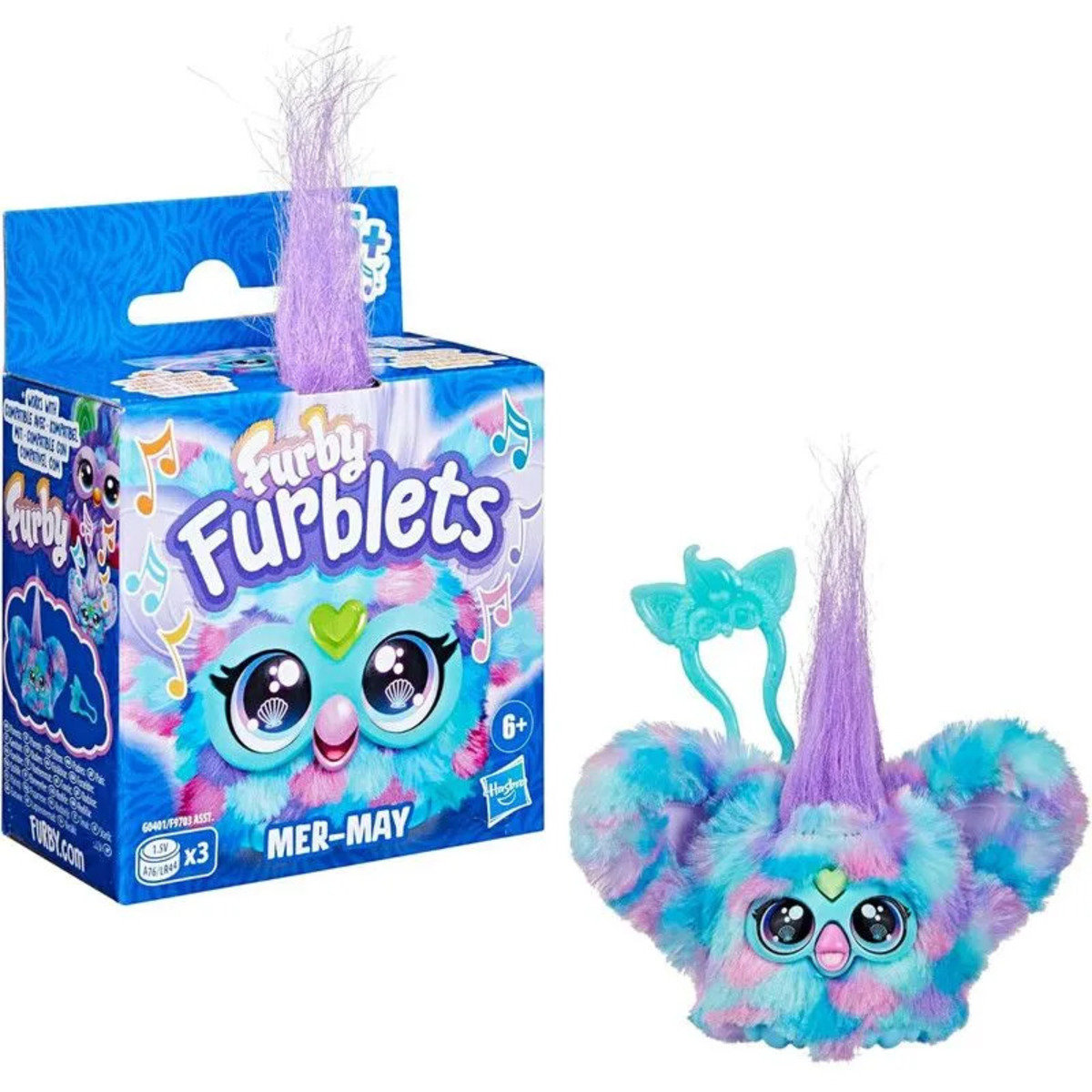 Интерактивный питомец Hasbro FURBY Mer-May FURBLETS 45 звуков и мелодий