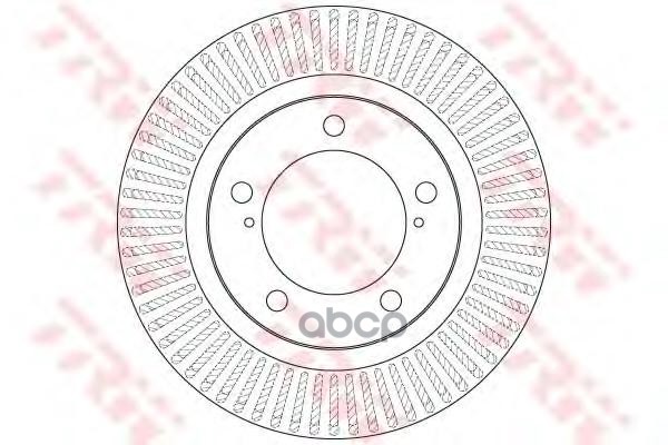 

Диск тормозной TOYOTA Land Cruiser IV (J200) 07-