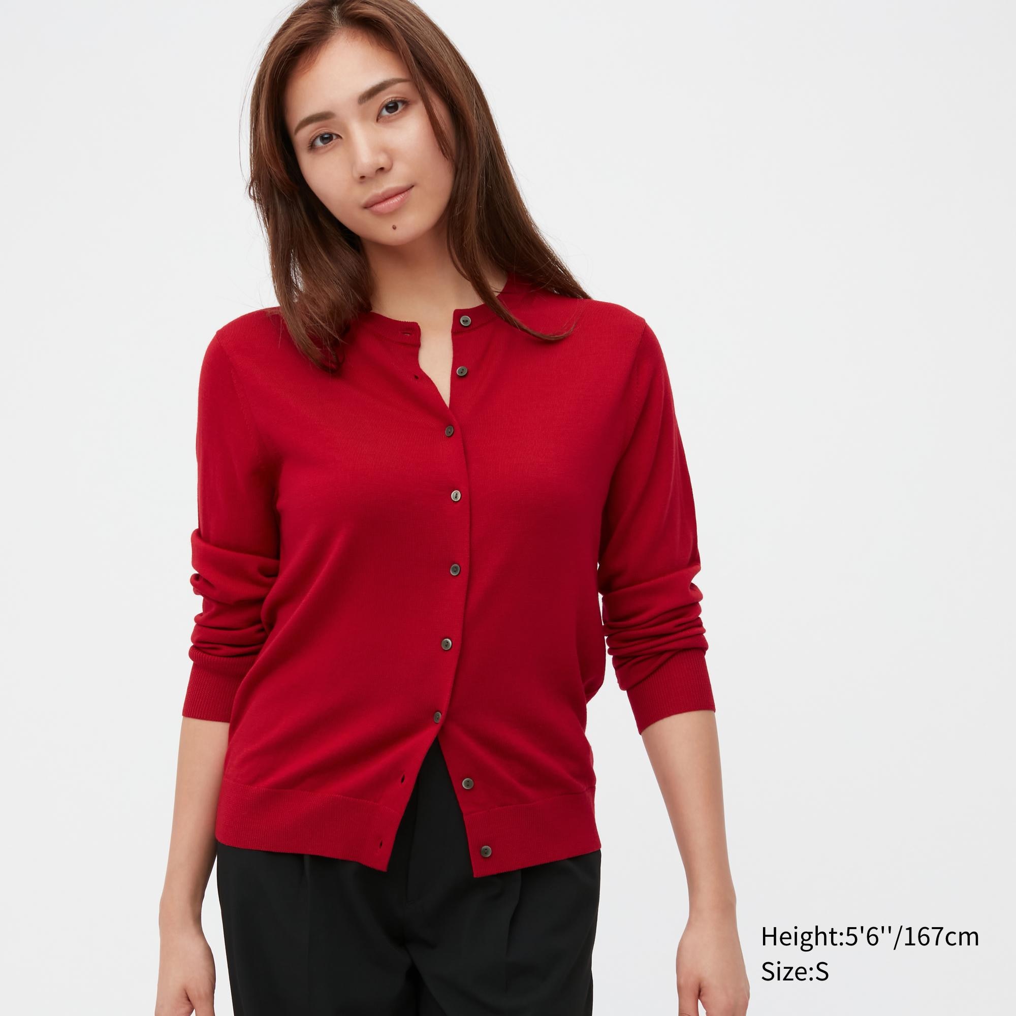 

Кардиган женский UNIQLO 450510COL15 красный 2XL (доставка из-за рубежа), 450510COL15