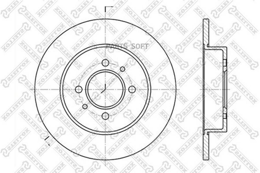 

Тормозной диск Stellox 6020-3914-SX