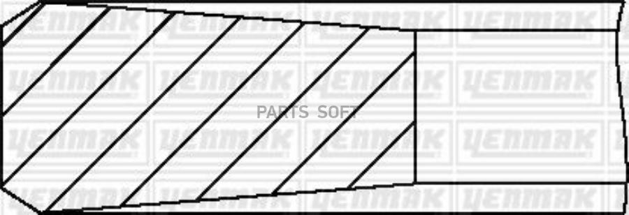 

Кольца Поршневые Комплект На Цилиндр 1Шт YENMAK 9109606050