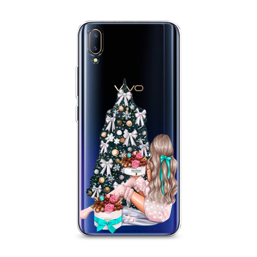 

Чехол на Vivo V11 "New Year", Зеленый;бежевый;голубой, 260850-5