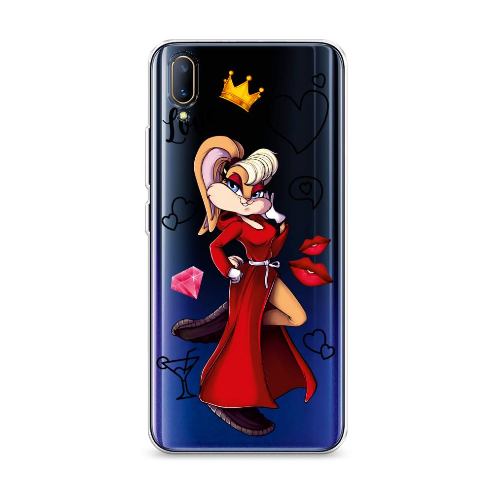 

Чехол на Vivo V11 "Rich Lola Bunny", Красный;бежевый;оранжевый, 260850-6