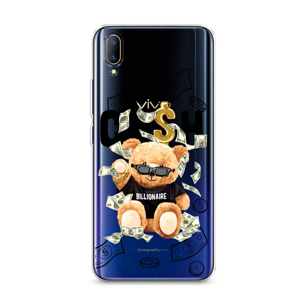 

Чехол на Vivo V11 "Big cash", Черный;серый;бежевый, 260850-6