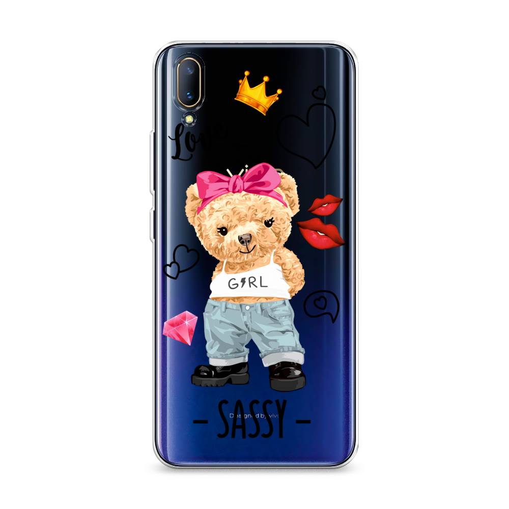 

Чехол на Vivo V11 "Sugar Mommy", Голубой;белый;розовый, 260850-6