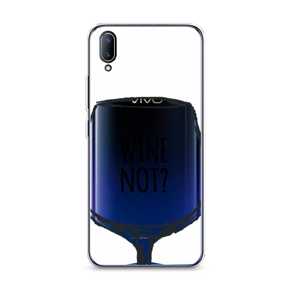 

Чехол на Vivo V11 "Wine not white", Белый, 260850-6