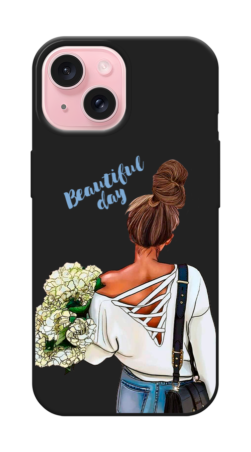 

Чехол Awog на Apple iPhone 15 "Beautiful day vector", Коричневый;белый;зеленый, 15552-1