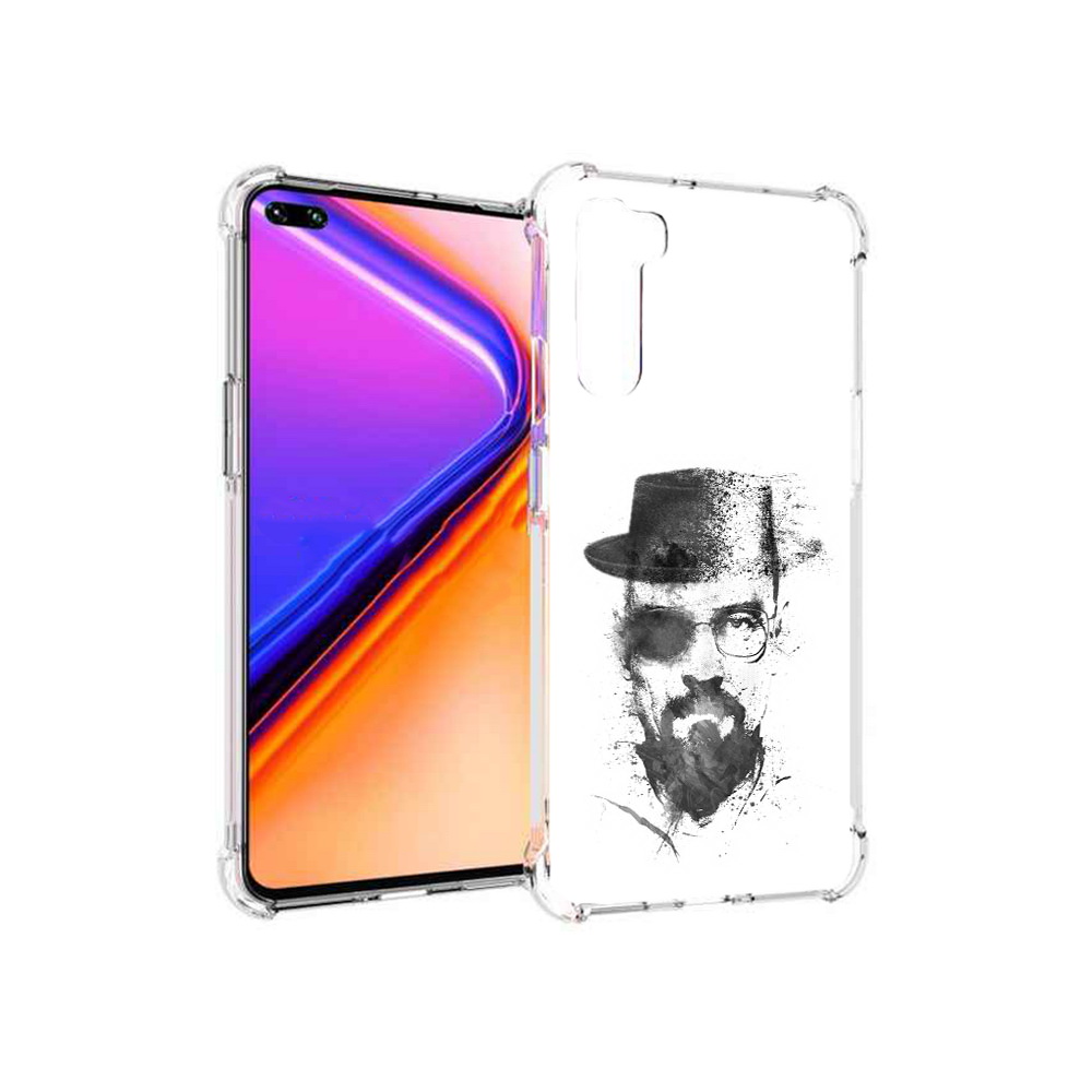 

Чехол MyPads Tocco для OnePlus Nord загадочный человек (PT227045.136.347), Прозрачный, Tocco