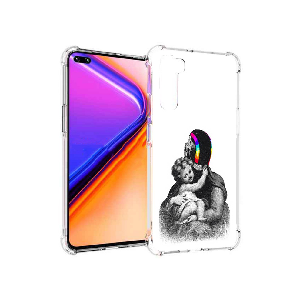 

Чехол MyPads Tocco для OnePlus Nord защитник в шлеме (PT227045.136.350), Прозрачный, Tocco