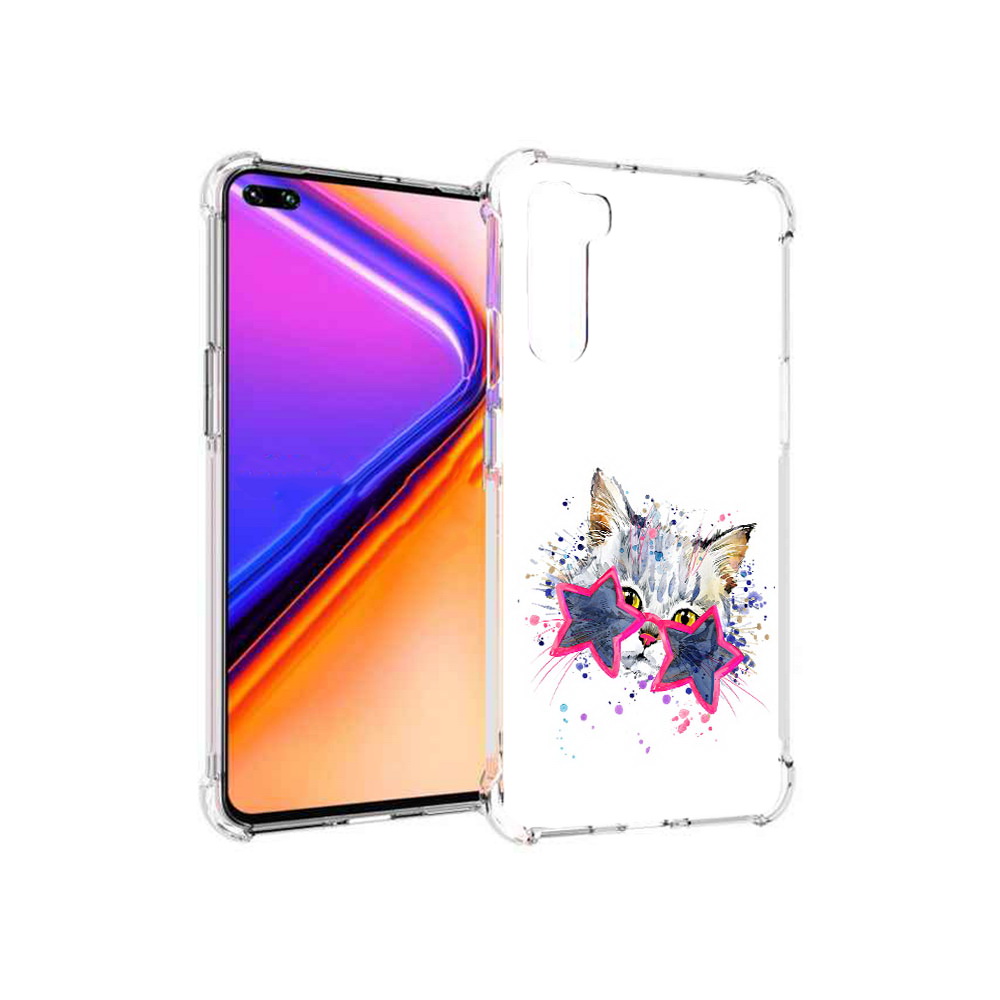 

Чехол MyPads Tocco для OnePlus Nord звездные очки (PT227045.136.353), Прозрачный, Tocco