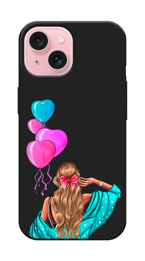 

Чехол Awog на Apple iPhone 15 "День Рождения", Голубой;розовый;бежевый, 15552-1