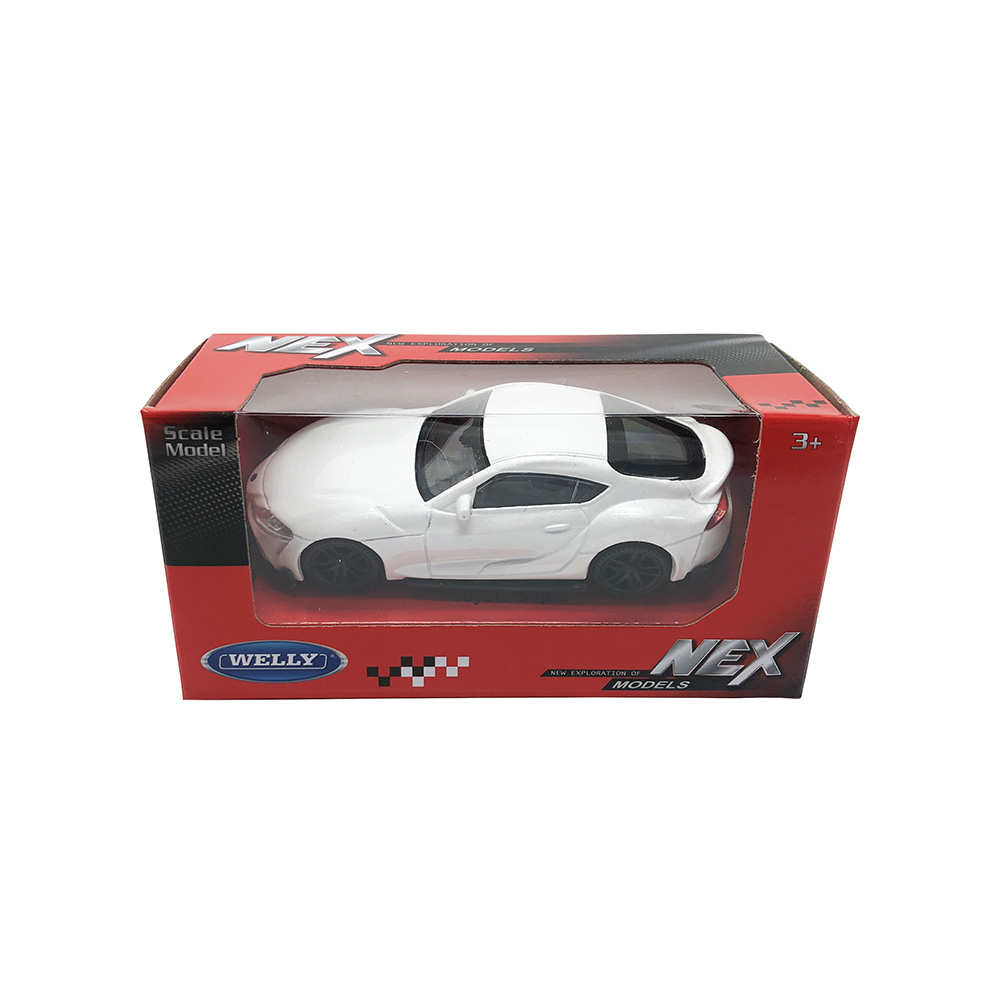 Машинка Welly Toyota Supra, белый, набор 23B, 44000-24CWD--IN(23B)