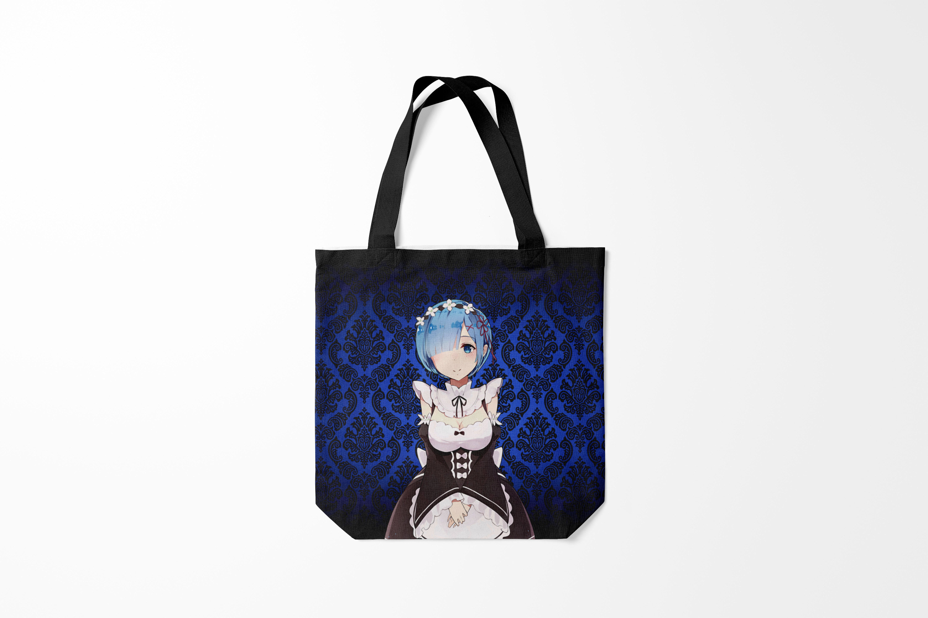 

Сумка шoппер унисекс Burnettie Re Zero, черный; синий, Re Zero