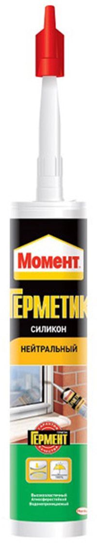 MOMENT Нейтральный герметик cиликоновый прозрачный (280мл)