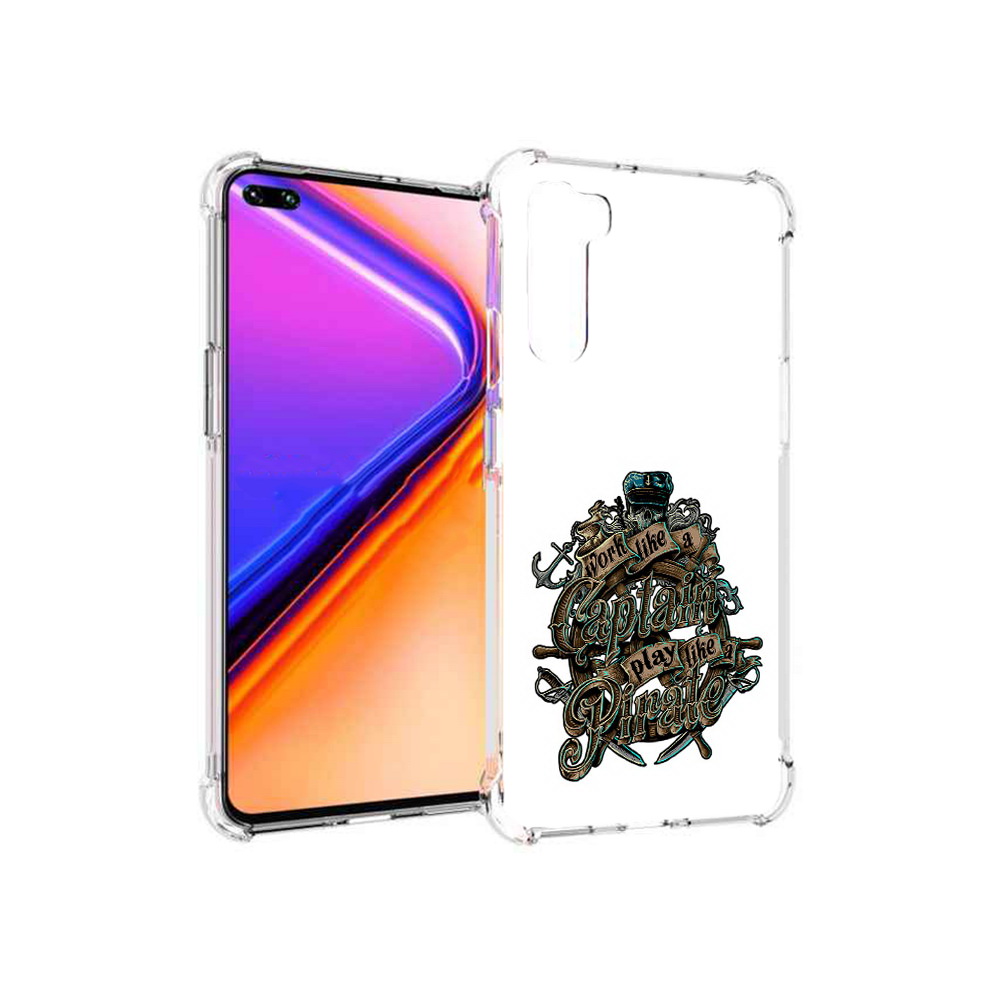 

Чехол MyPads Tocco для OnePlus Nord капитан пиратов (PT227045.136.385), Прозрачный, Tocco