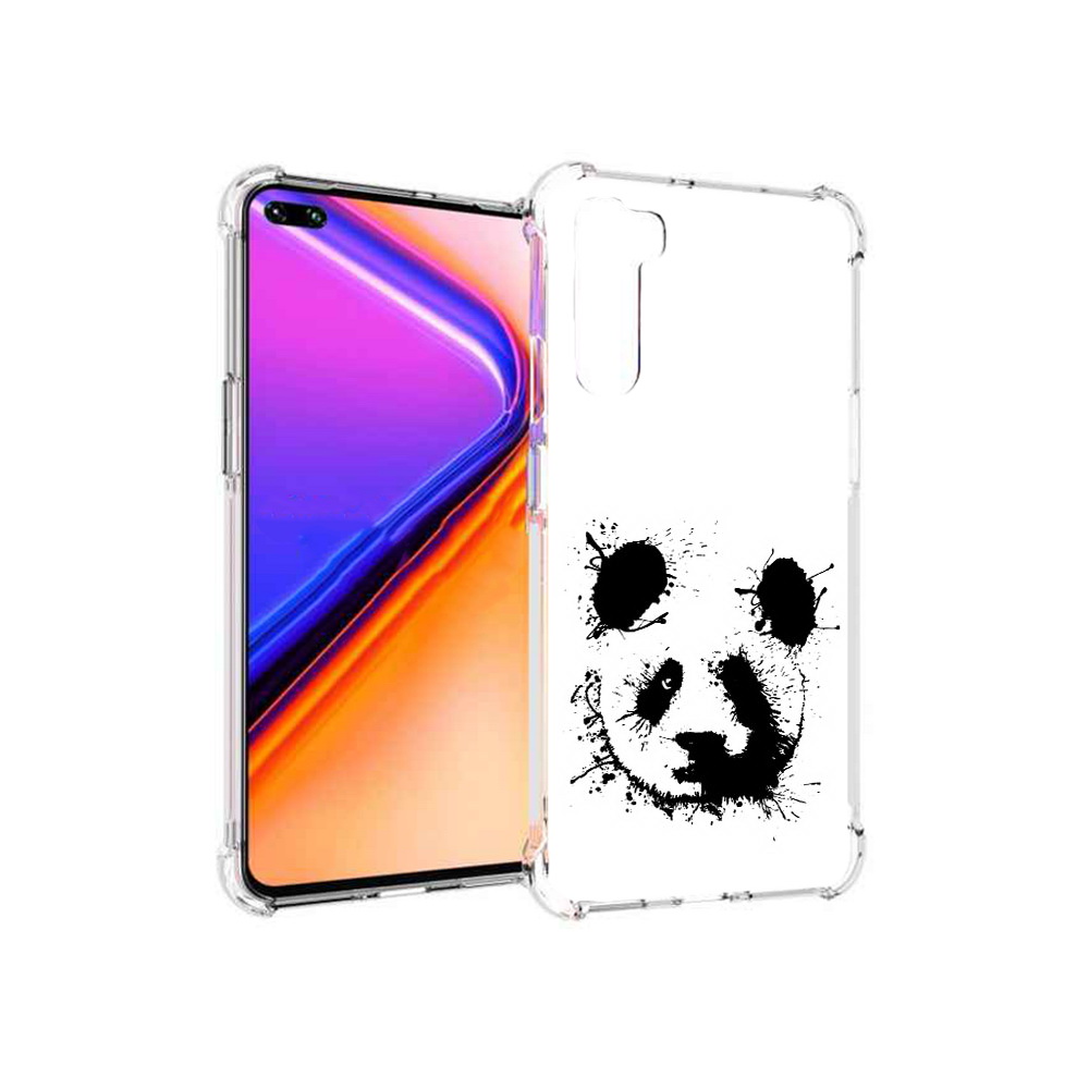 

Чехол MyPads Tocco для OnePlus Nord клякса-панда (PT227045.136.389), Прозрачный, Tocco