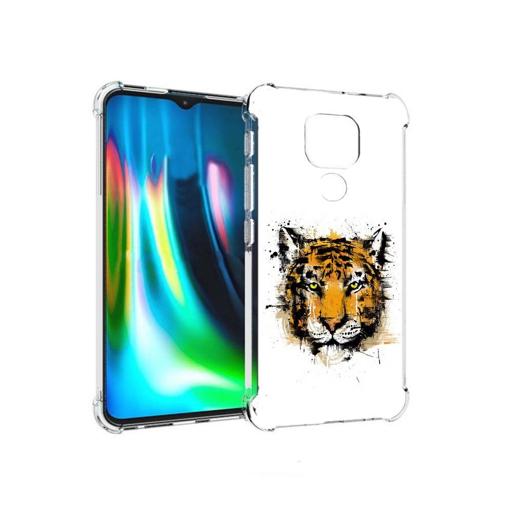 

Чехол MyPads Tocco для Motorola Moto E7 Plus тигруля (PT155921.339.643), Прозрачный, Tocco
