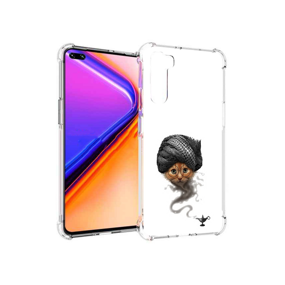 

Чехол MyPads Tocco для OnePlus Nord кот джин (PT227045.136.398), Прозрачный, Tocco