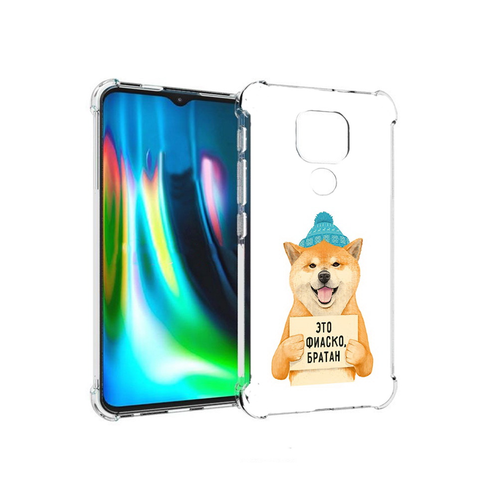 

Чехол MyPads Tocco для Motorola Moto E7 Plus фиаско (PT155921.339.656), Прозрачный, Tocco