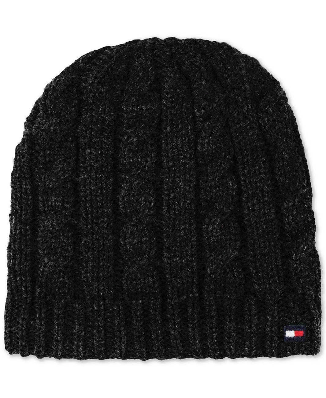

Шапка бини мужская Tommy Hilfiger H8H8-3226 charcoal, one size, H8H8-3226
