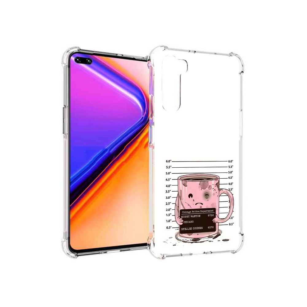 

Чехол MyPads Tocco для OnePlus Nord кружка (PT227045.136.420), Прозрачный, Tocco