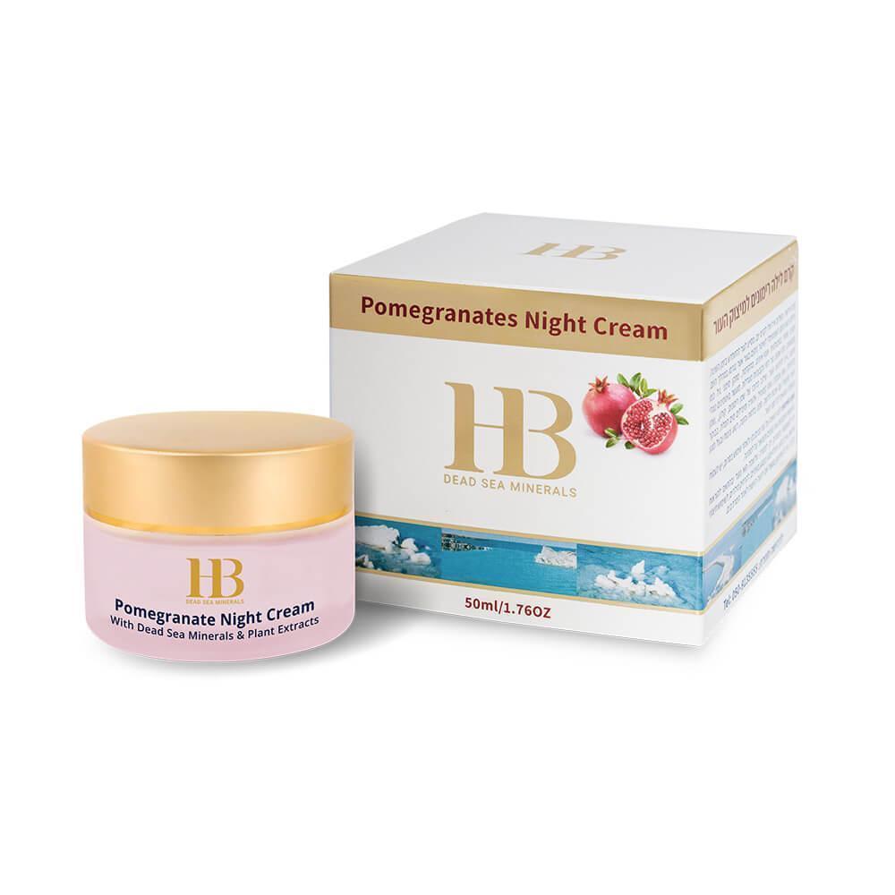 

Крем для лица Health & Beauty ночной укрепляющий на основе граната, 50мл