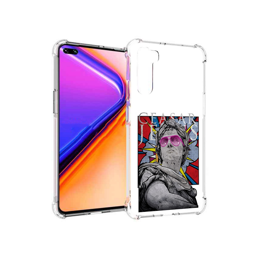 

Чехол MyPads Tocco для OnePlus Nord крутая статуя свободы (PT227045.136.423), Прозрачный, Tocco