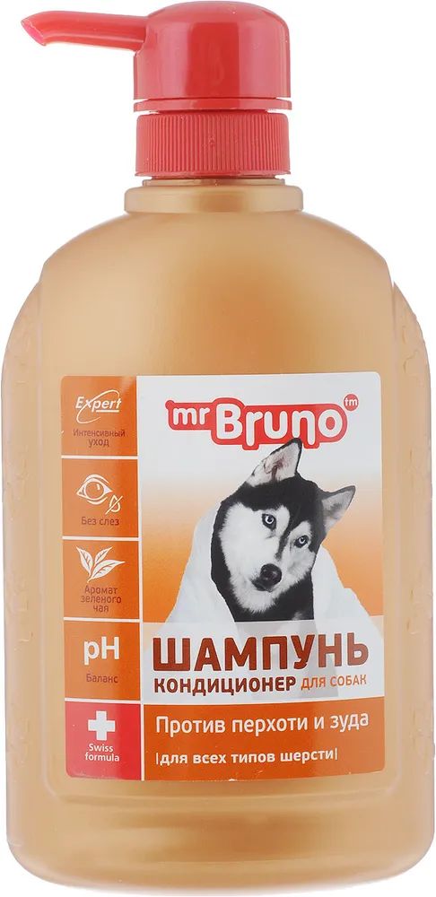 Шампунь-кондиционер для собак MrBruno от перхоти и кожного зуда 350 мл 604₽