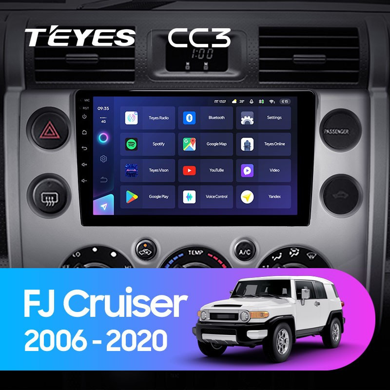 

Автомобильная магнитола Teyes CC3L 4/32 Toyota FJ Cruiser J15 (2006-2020), CC3L