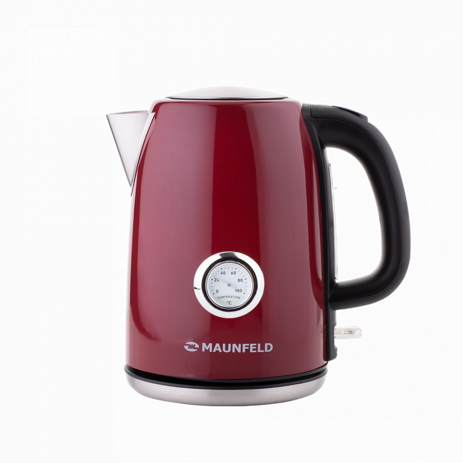 Чайник электрический MAUNFELD MFK-624CH 1.7 л красный чайник для варки кофе maunfeld mgk 613gr