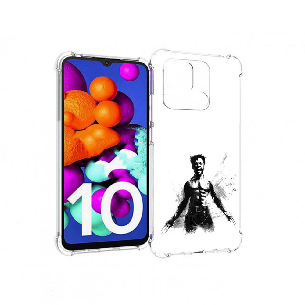 

Чехол MyPads Tocco для Xiaomi Redmi 10C росомаха, Прозрачный, Tocco