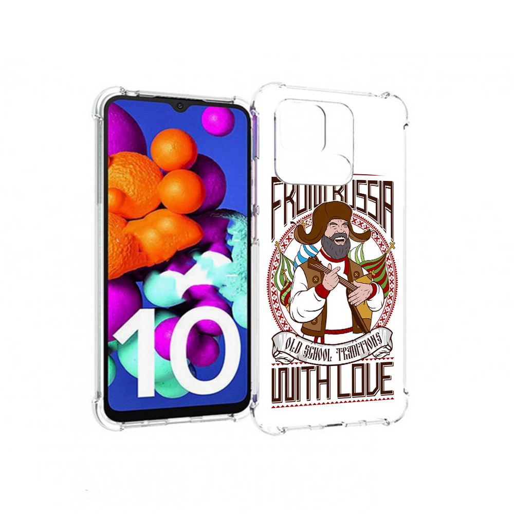 

Чехол MyPads Tocco для Xiaomi Redmi 10C русский мужчина, Прозрачный, Tocco