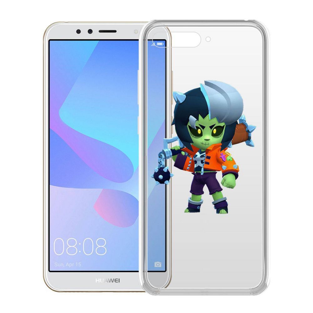 

Чехол-накладка Brawl Stars-ЗомБиби для Huawei Y6 (2018)